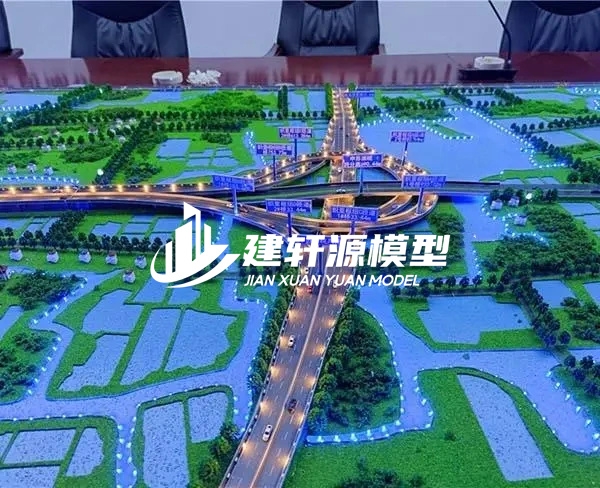 城中高速公路沙盘定制